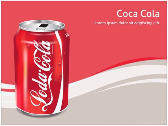 coca cola template free download
